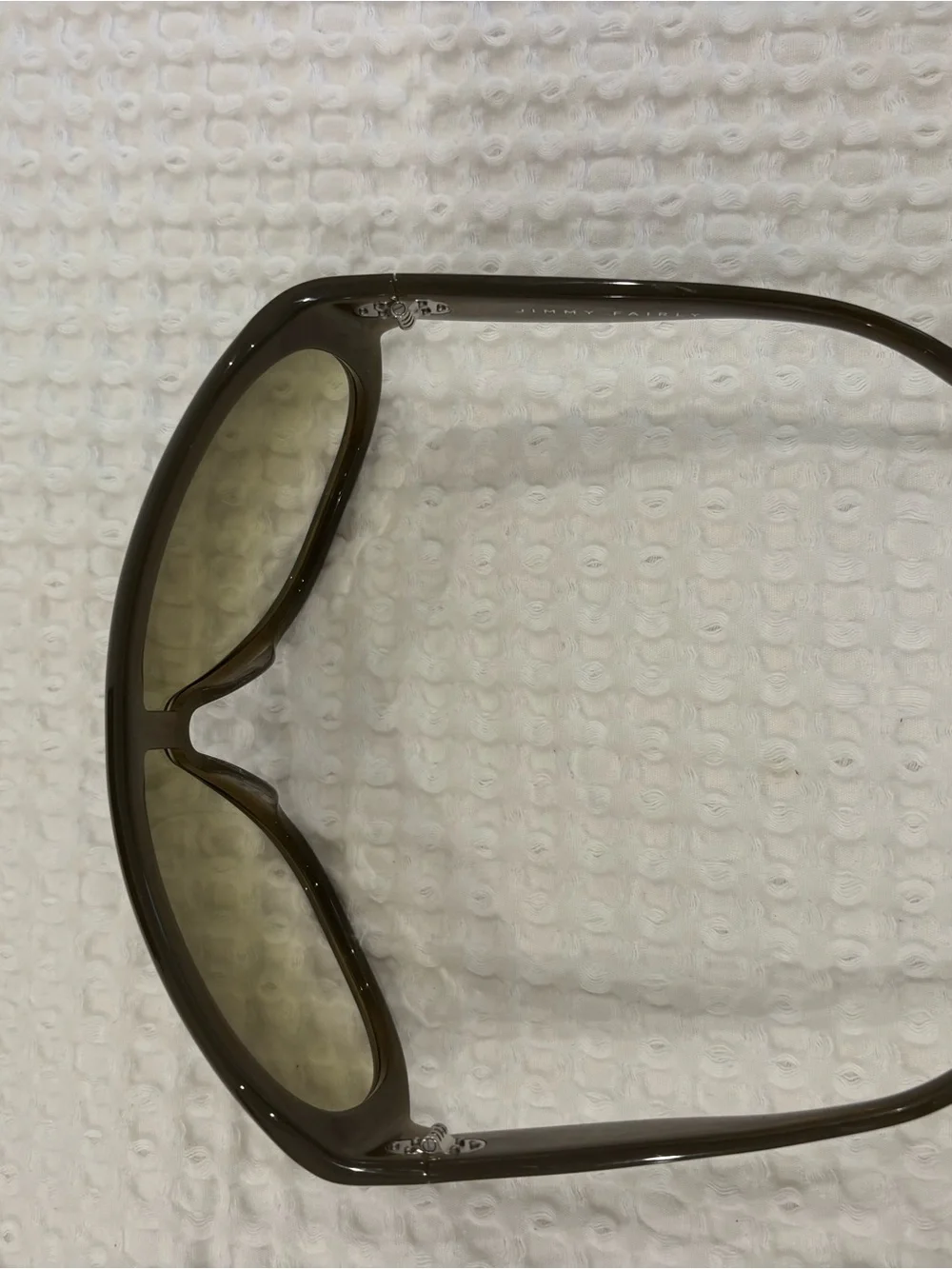 Jimmy Fairly The Luz Oversized Shield Sunglasses in Green